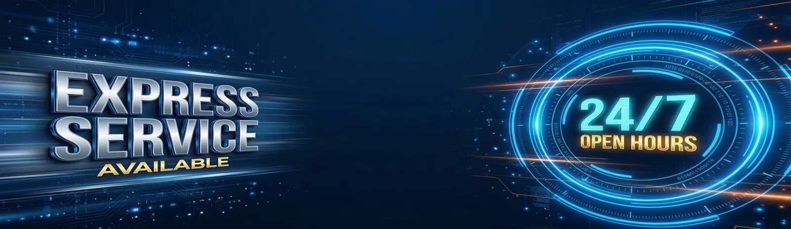 Promotional discount banner and current offers