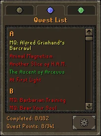 Quest list